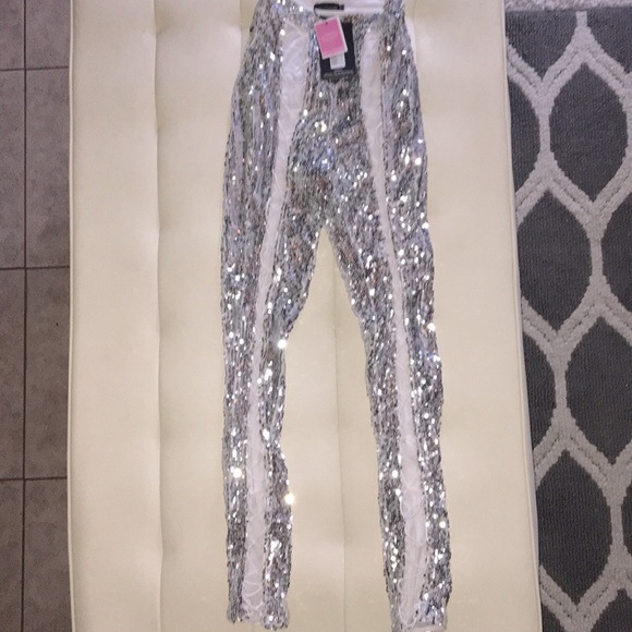 Pretty Little Thing Sequin Pant - Picture 3 of 8